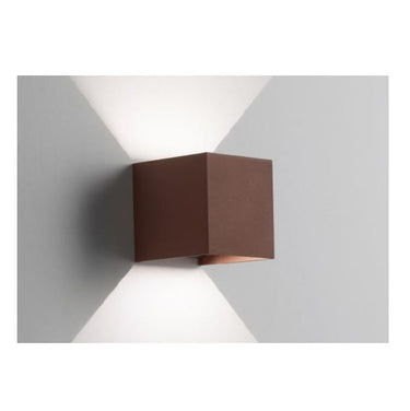 Hotshot isyluce corten mm100x100x100 led 16w 4000k fasci regolabili ip54 Isyluce Lampade da esterno